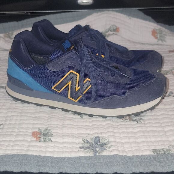 New Balance 515 Shoes Mens Blue Yellow Classic Sneakers ML515OTS Size 11 - Picture 1 of 13